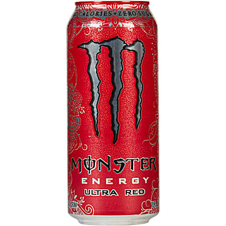 Monster Ultra Red 16 oz Zero-Sugar Energy Drink