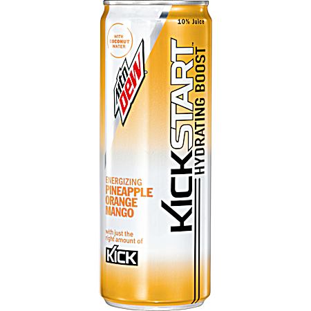 Kickstart Hydrating Boost 12 oz Pineapple Orange Mango Energy Drink