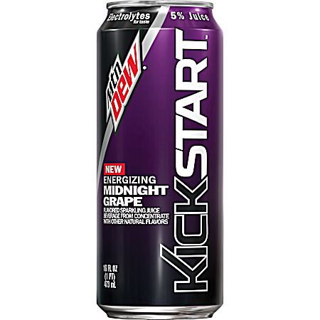Kickstart 16 oz Midnight Grape Energy Drink