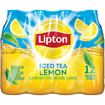 16.9 oz Lemon Iced Black Tea - 12 Pk