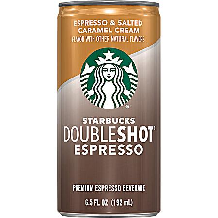 Doubleshot Espresso 6.5 oz Espresso & Salted Caramel Cream Coffee