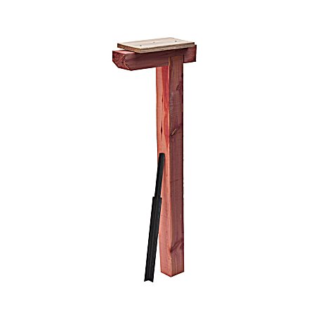Red Cedar Drive-In Mailbox Post Kit