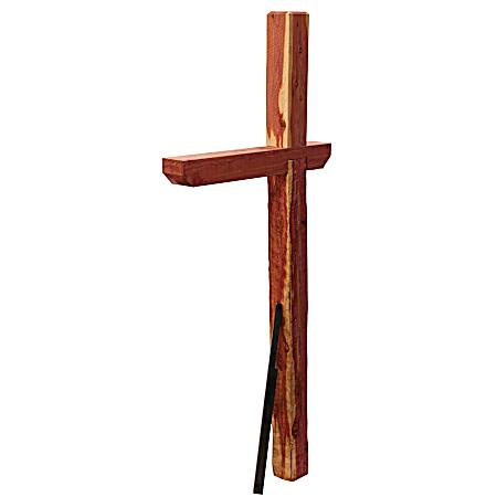 Deluxe Red Cedar Mailbox Post