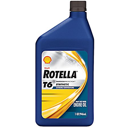 Rotella T6 Full Synthetic Extreme Temperature Diesel Oil, 5W-40