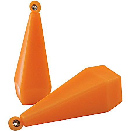 Orange Casting Practice Plugs - 2 Pk