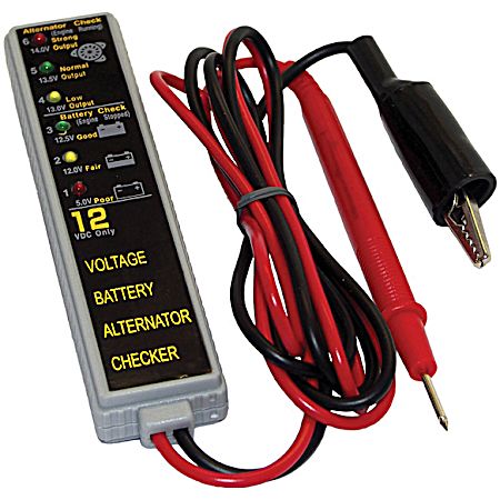 12V Battery Meter & Alternator Checker