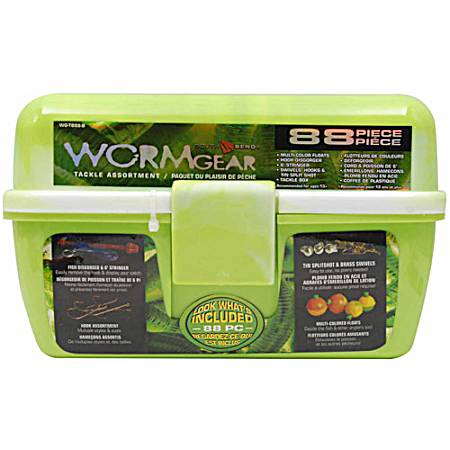 88 Pc. Tackle Box - Green