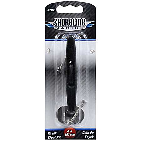 4 in Kayak Black Nylon Cleats
