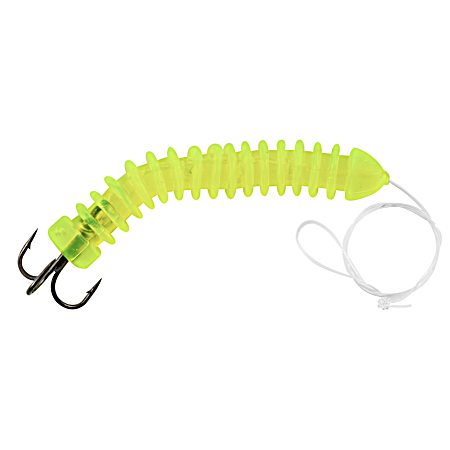 Chartreuse Dip Worm Soft Bait