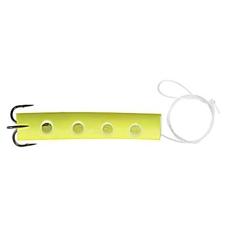 Chartreuse Dip Tube Treble Soft Bait