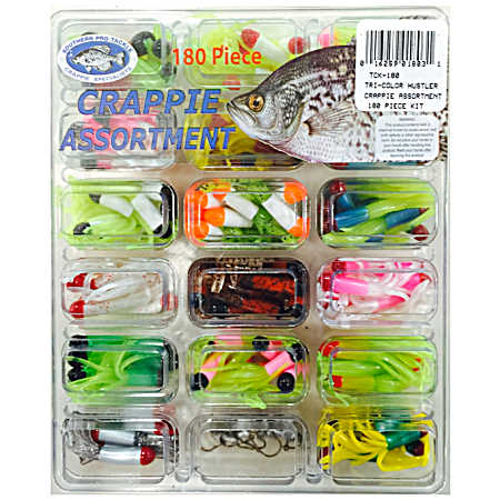 180 Pc. Tri-Color Lit'l Hustler Kit Ast.