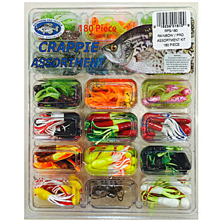 180 Pc. Rainbow and Pro Tube Kit Ast.