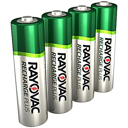 AA NiMh Rechargeable Plus Batteries - 4 Pk
