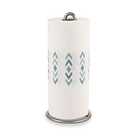Euro Satin Nickel Paper Towel Holder