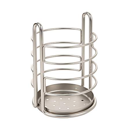Euro Satin Nickel Utensil Holder