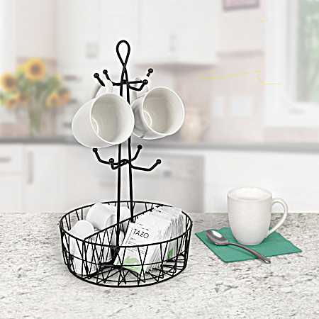 Paxton Black 8 Mug Holder