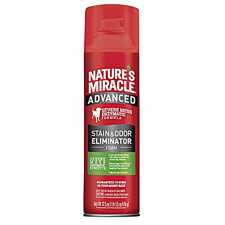 Advanced Dog Stain & Odor Eliminator Foam Aerosol