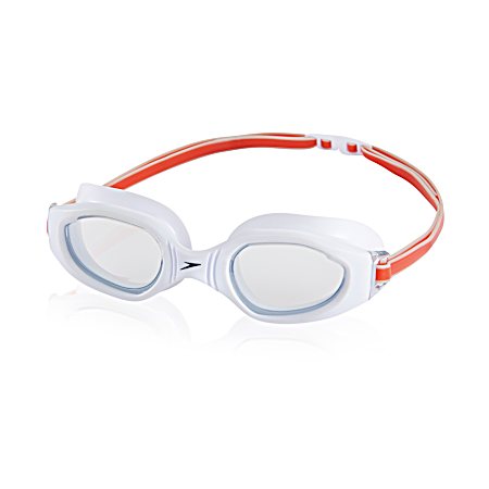 Adult White/Clear Lens Hydro Comfort Goggles