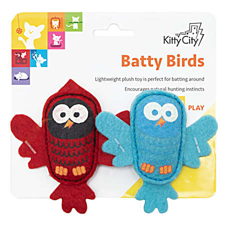 Batty Birds Cat Toy - 2 Pk