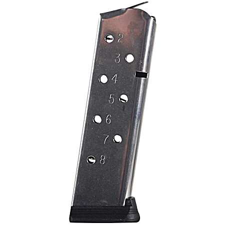 1911 Full Size 8 Round 45 ACP Steel Blued Replacement Magazine