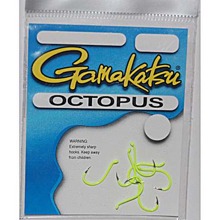 Octopus Hooks - Chartreuse