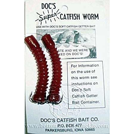 Super Catfish Worms - Natural