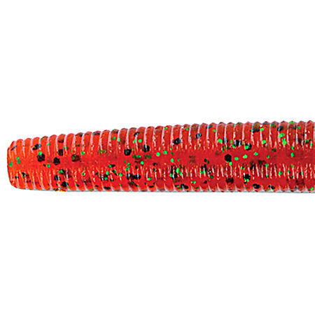 Senko Worm - Pumpkin/Black & Green Flake