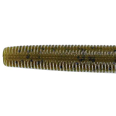 Senko Worm - Green Pumpkin/Black Fleck