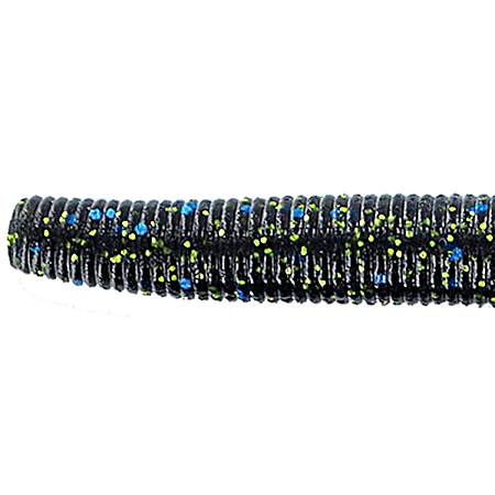 Senko Worm - Smoke/Black Blue & Gold Flake