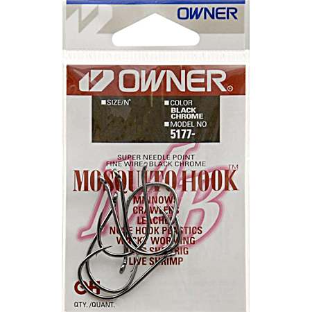Mosquito Hook - Black Chrome