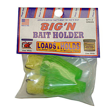 Big'N Bait Holder - Green/Yellow