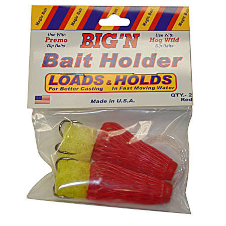 Big'N Bait Holder - Red/Yellow