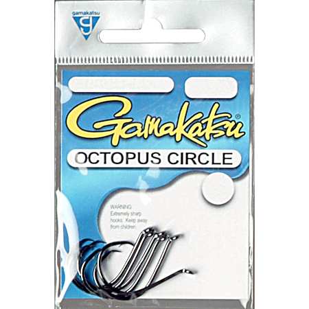 Octopus Circle Hooks Offset Point - NS Black