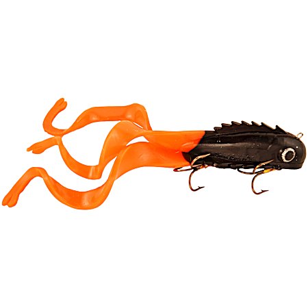 Medusa Black/Orange Soft Plastic Lure