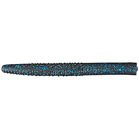 Big TRD Plastic Worm - Black/Blue Flake