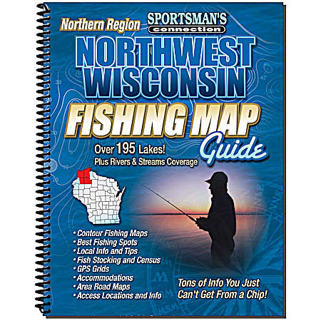 Northern Region NW Wisconsin Fishing Map Guide