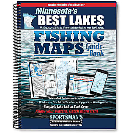 Minnesota's Best Lakes Fishing Maps Guide Book
