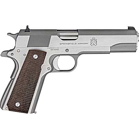 1911 .45 ACP Stainless 5 in. Mil-Spec Pistol