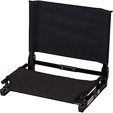 GameChanger Black Portable Cordura Canvas Stadium Chair
