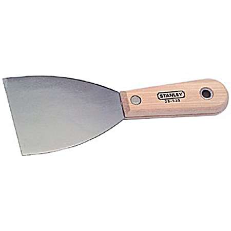 3 In. Wood Handle Stiff Scraper Knife