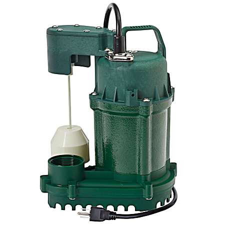 1/3 HP Cast Iron Pro Sump Pump w/ Vertical Switch
