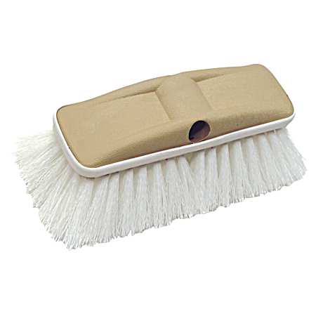 Premium White Coarse Wash Brush w/ Bumper Edge
