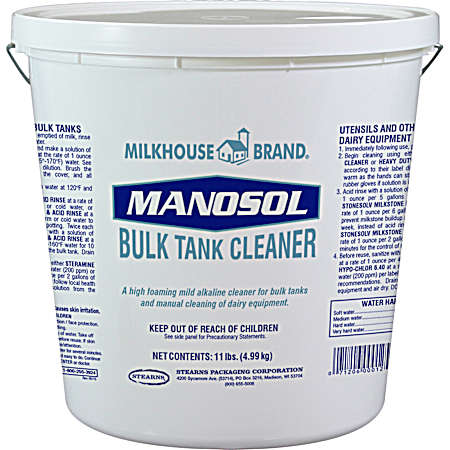 Manosol Bulk Tank Cleaner - 11 Lbs.