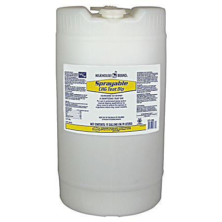 Sprayable CHG Teat Dip - 15 Gal.