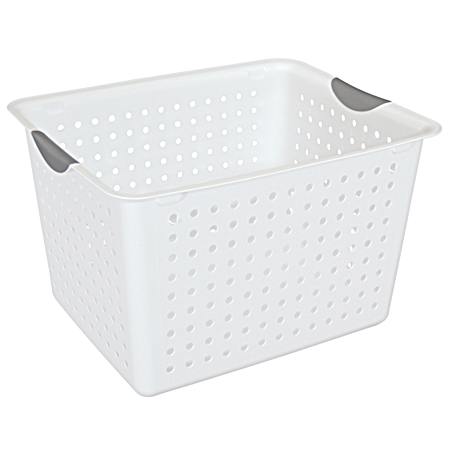 Ultra White Deep Basket