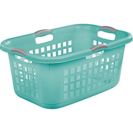 Ultra Aqua Chrome Laundry Basket