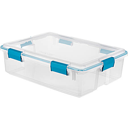 37 qt Clear Latching Gasket Box