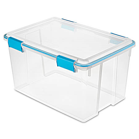 54 qt Clear Latching Gasket Box