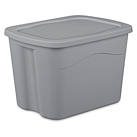 18 gal Titanium Grey Storage Tote