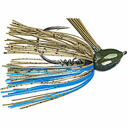 Hack Attack Fluoro Flippin' Jig - Okeechobee Craw